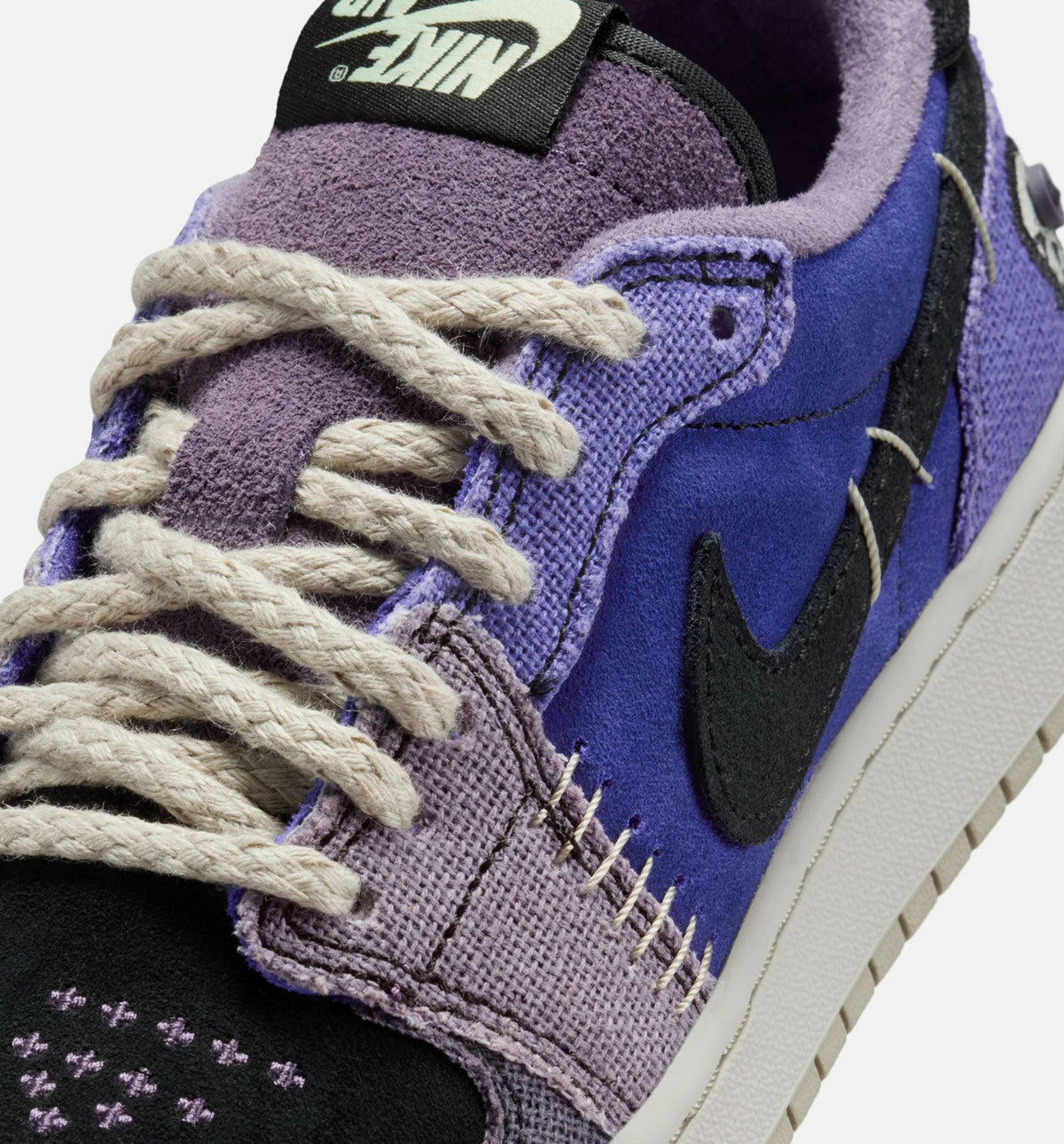Air Jordan 1 Low OG Regency Purple Kids' Shoes - Purple/Dark Raisin/Vapor Green