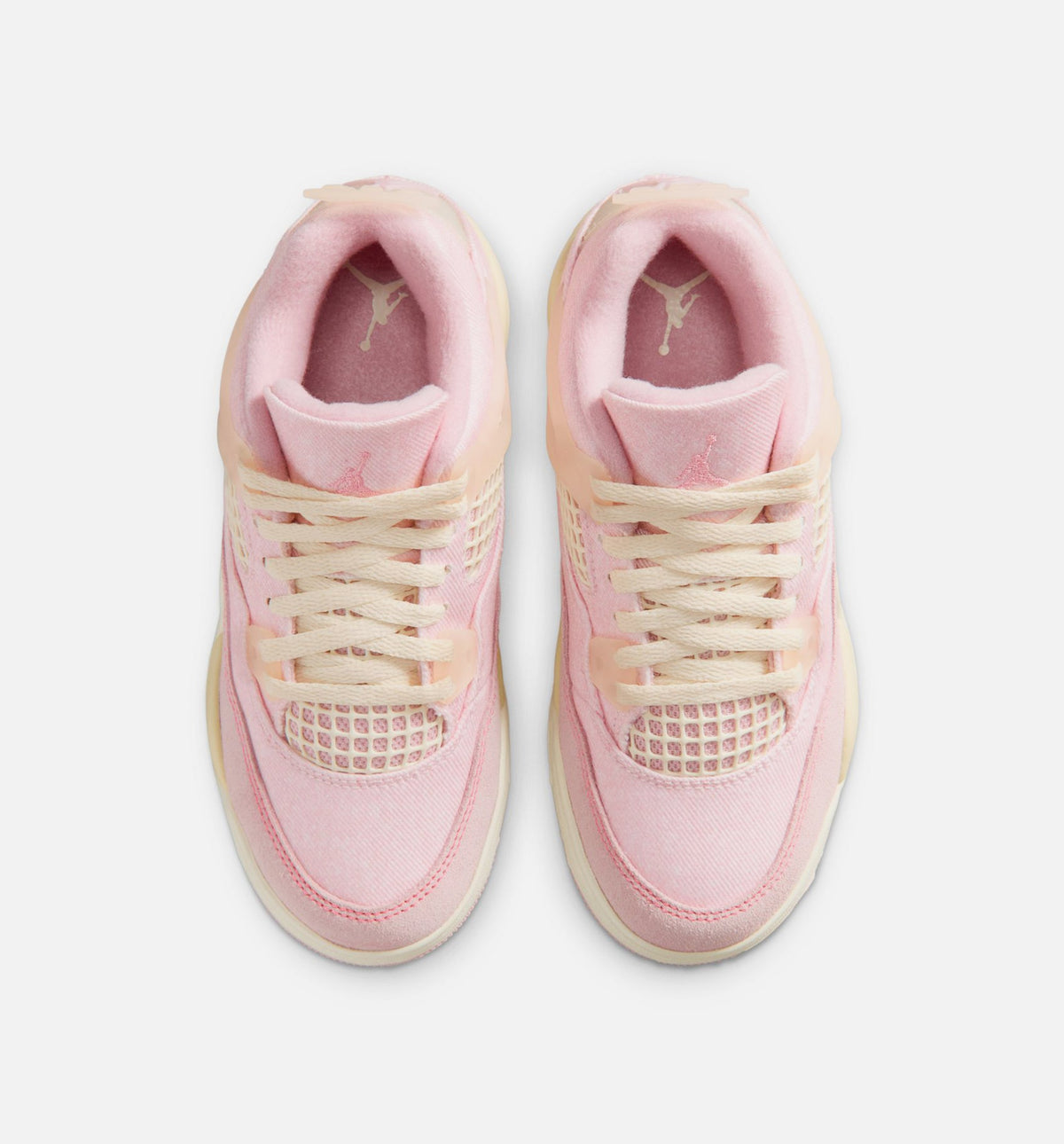 Air Jordan 4 Retro Pink Pearl Preschool Shoes - Pink/Cream