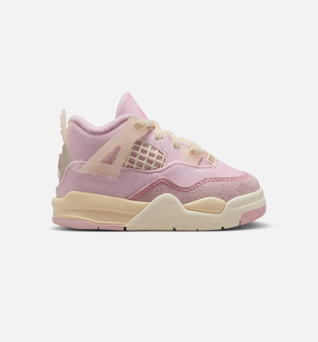 Air Jordan 4 Retro Pink Pearl Baby & Toddler Shoes - Pink/Cream
