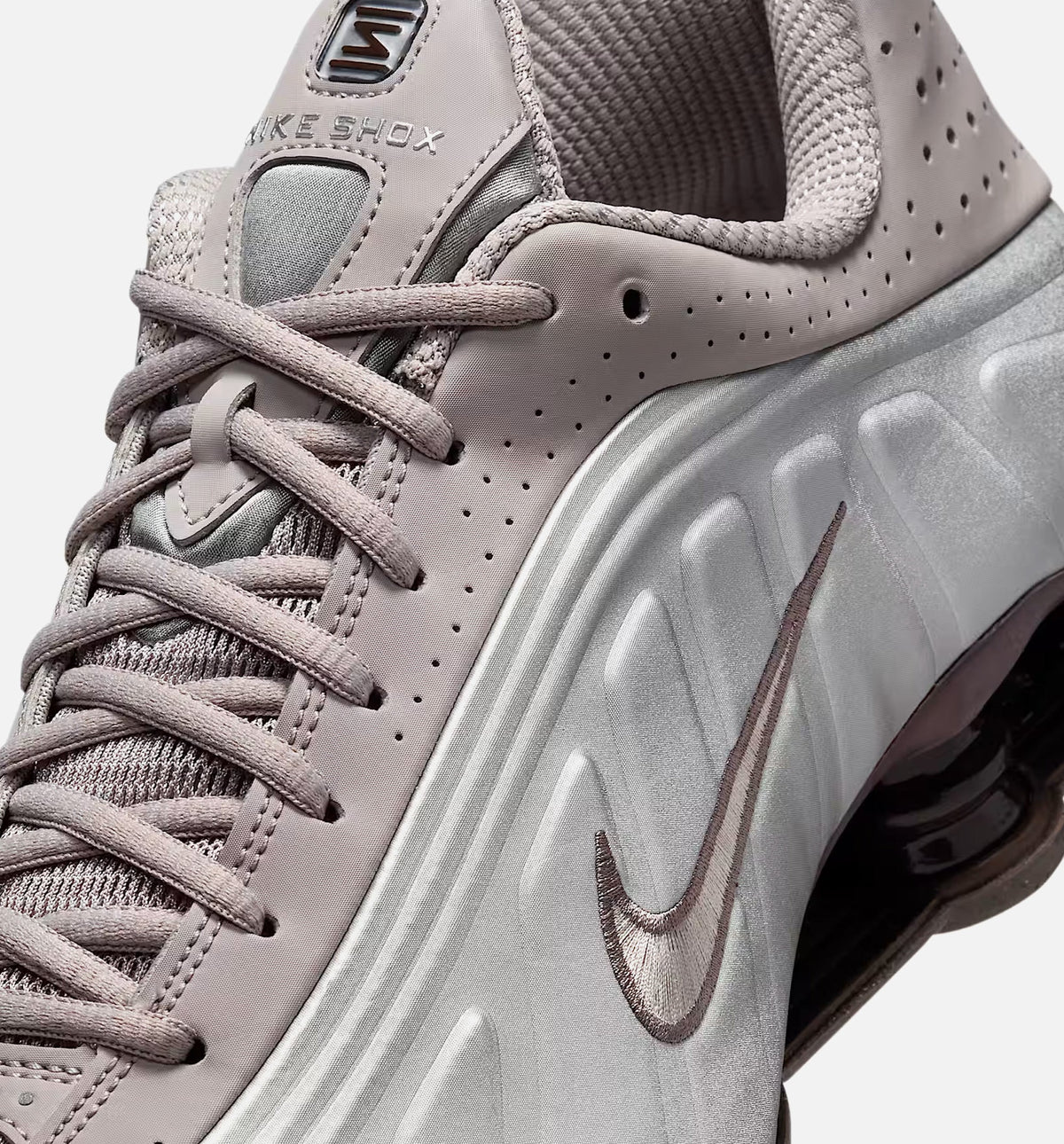 Nike Shox R4 Men's Shoes - Stone/Grey/Brown