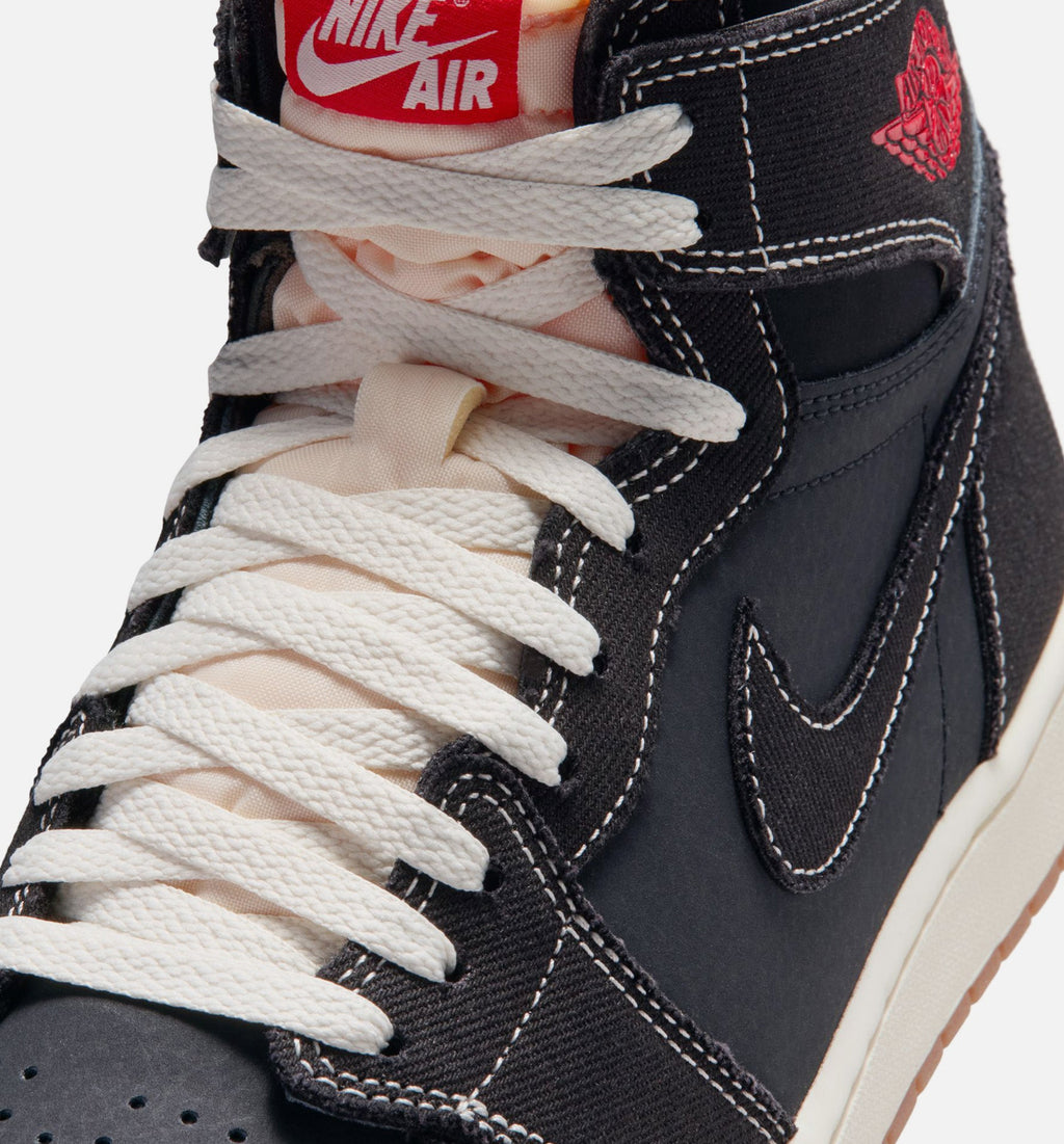 Air Jordan 1 Retro High OG Flight Club Men's Shoes - Black/Red/Gum
