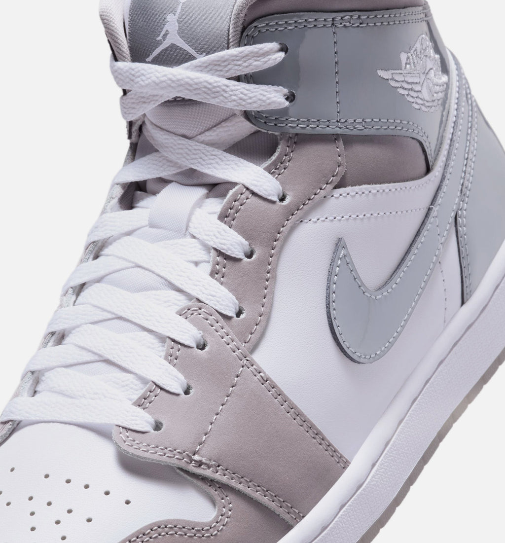 Air Jordan 1 Mid SE Cool Grey Men's Shoes - Grey
