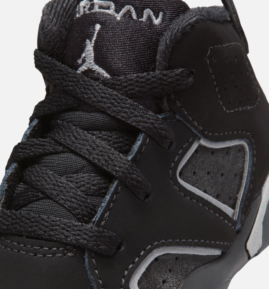 Air Jordan 6 Cap & Gown Baby & Toddler Shoes - Black/Silver