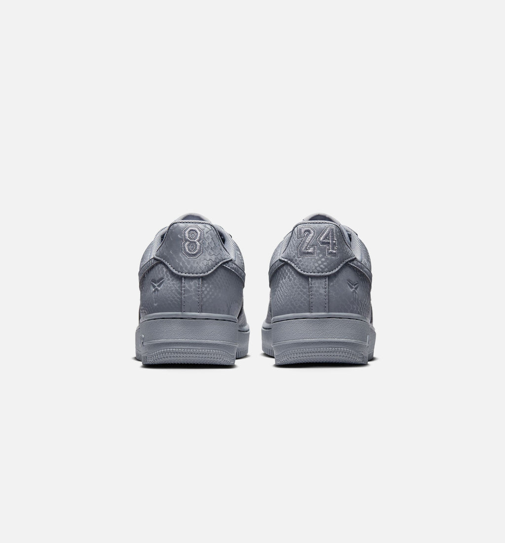Nike Kobe Air Force 1 Low Cool Grey Men's Shoes - Grey