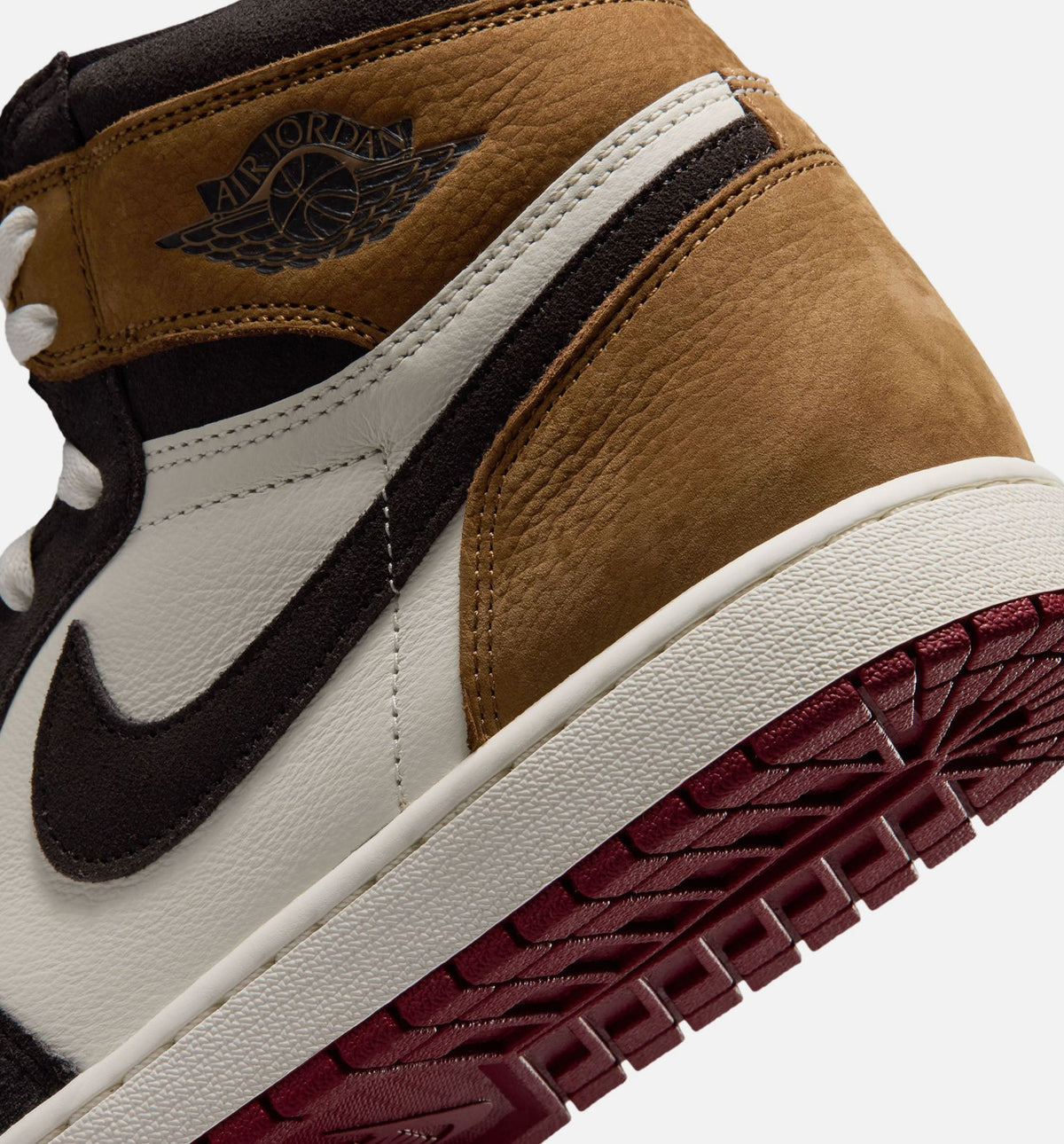 Air Jordan 1 Retro High OG Love Letter Men's Shoes - Brown/Red/Tan