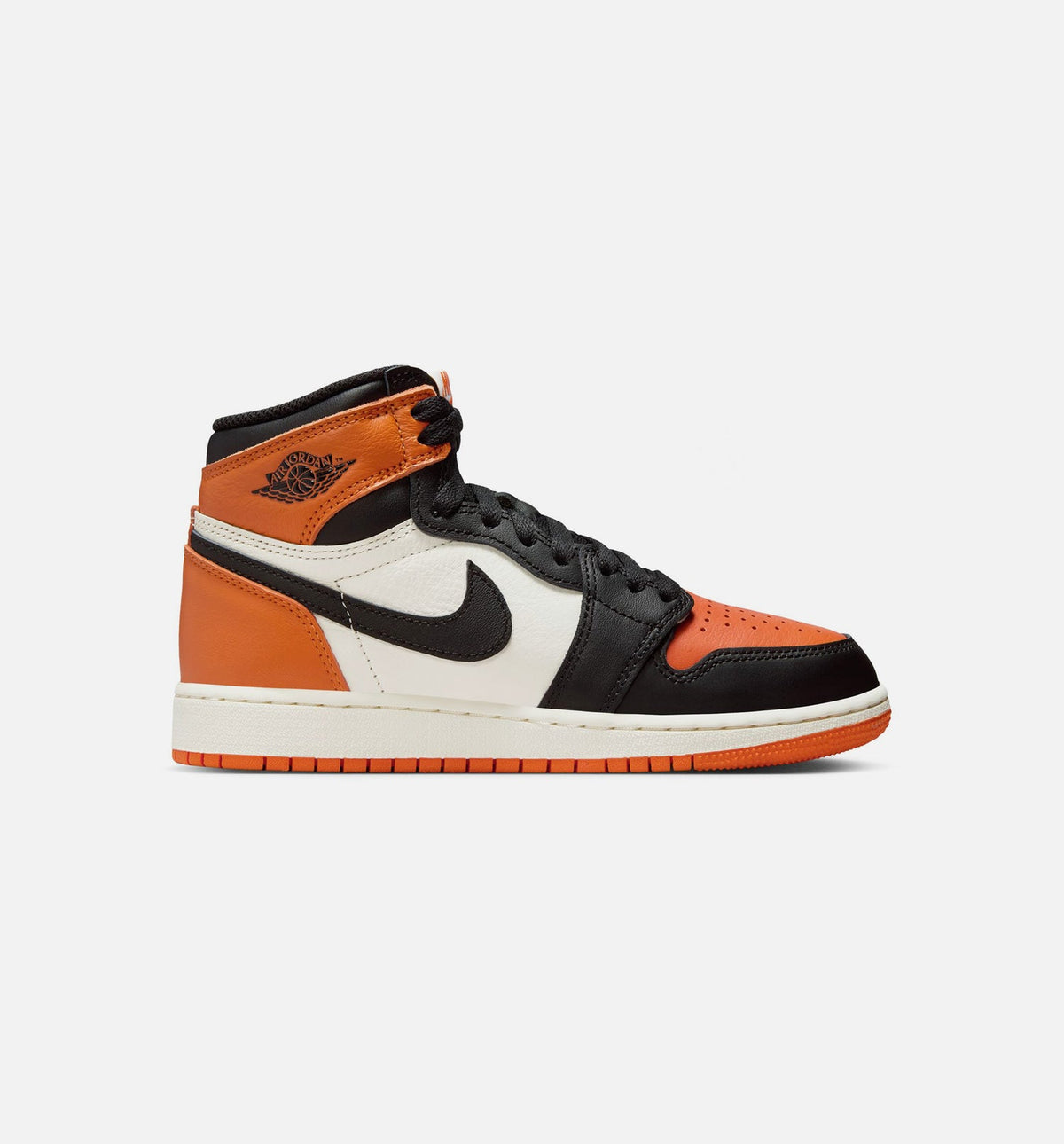 Air Jordan 1 Retro High OG Shattered Backboard Kids' Shoes - Black/Orange