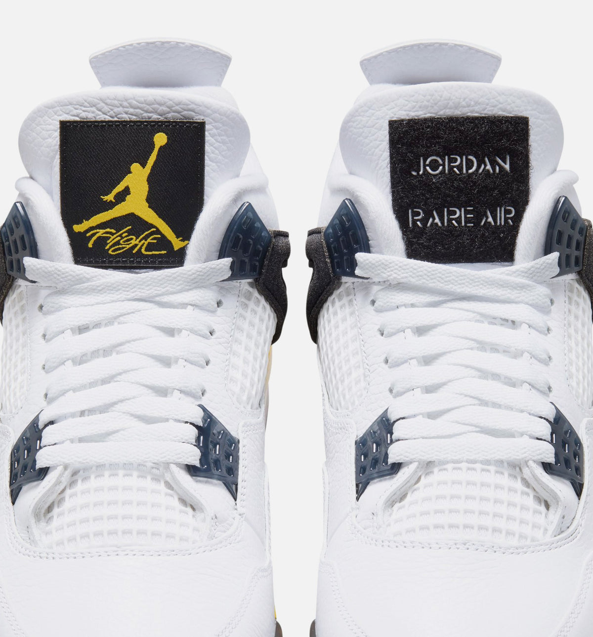 Air Jordan 4 Retro Rare Air Tour Yellow Men's Shoes - White/Yellow/Grey