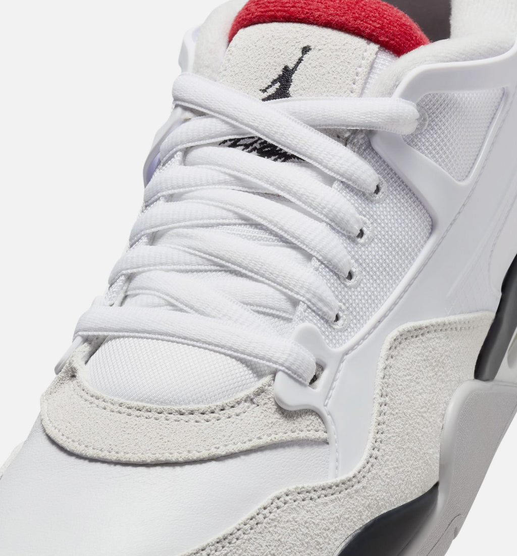 Air Jordan 4 RM Men's Shoes - White/Grey/Red
