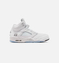 Air Jordan 5 Retro OG White Metallic Men's Shoes - White/Silver
