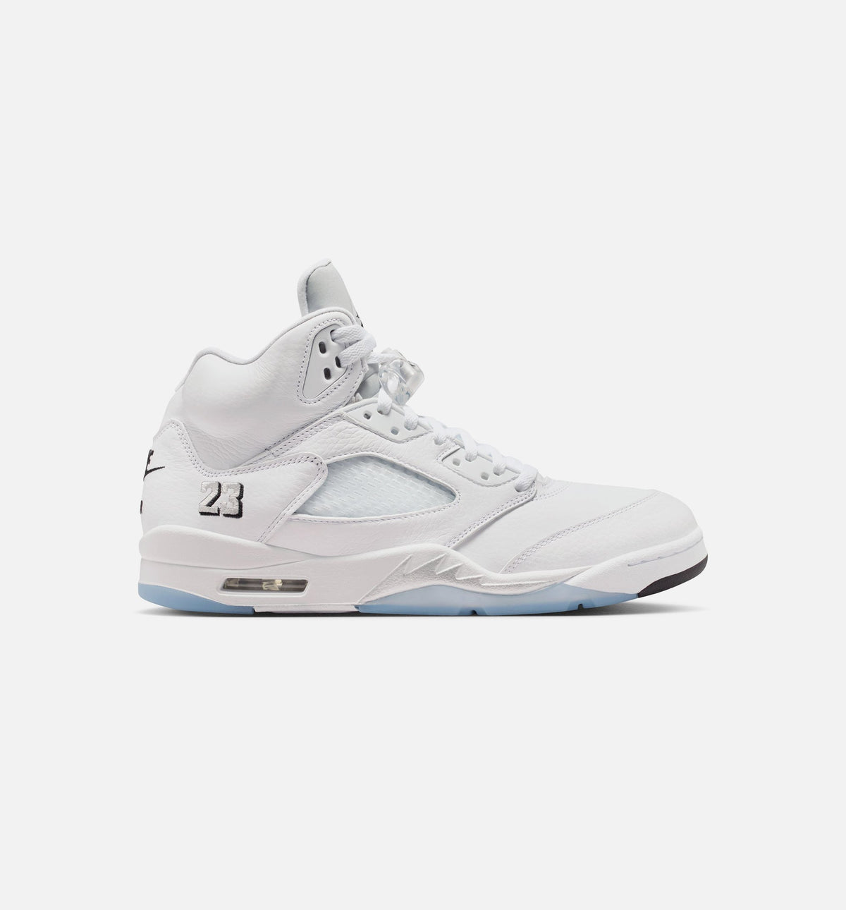 Air Jordan 5 Retro OG White Metallic Men's Shoes - White/Silver