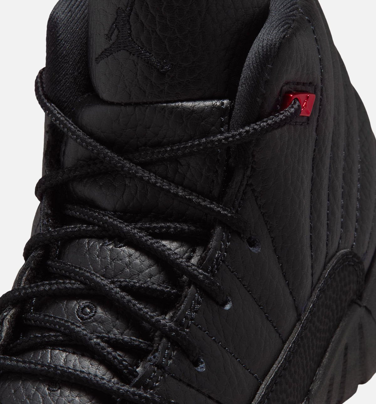 Air Jordan 12 Retro Bloodline Preschool Shoes - Black/Red