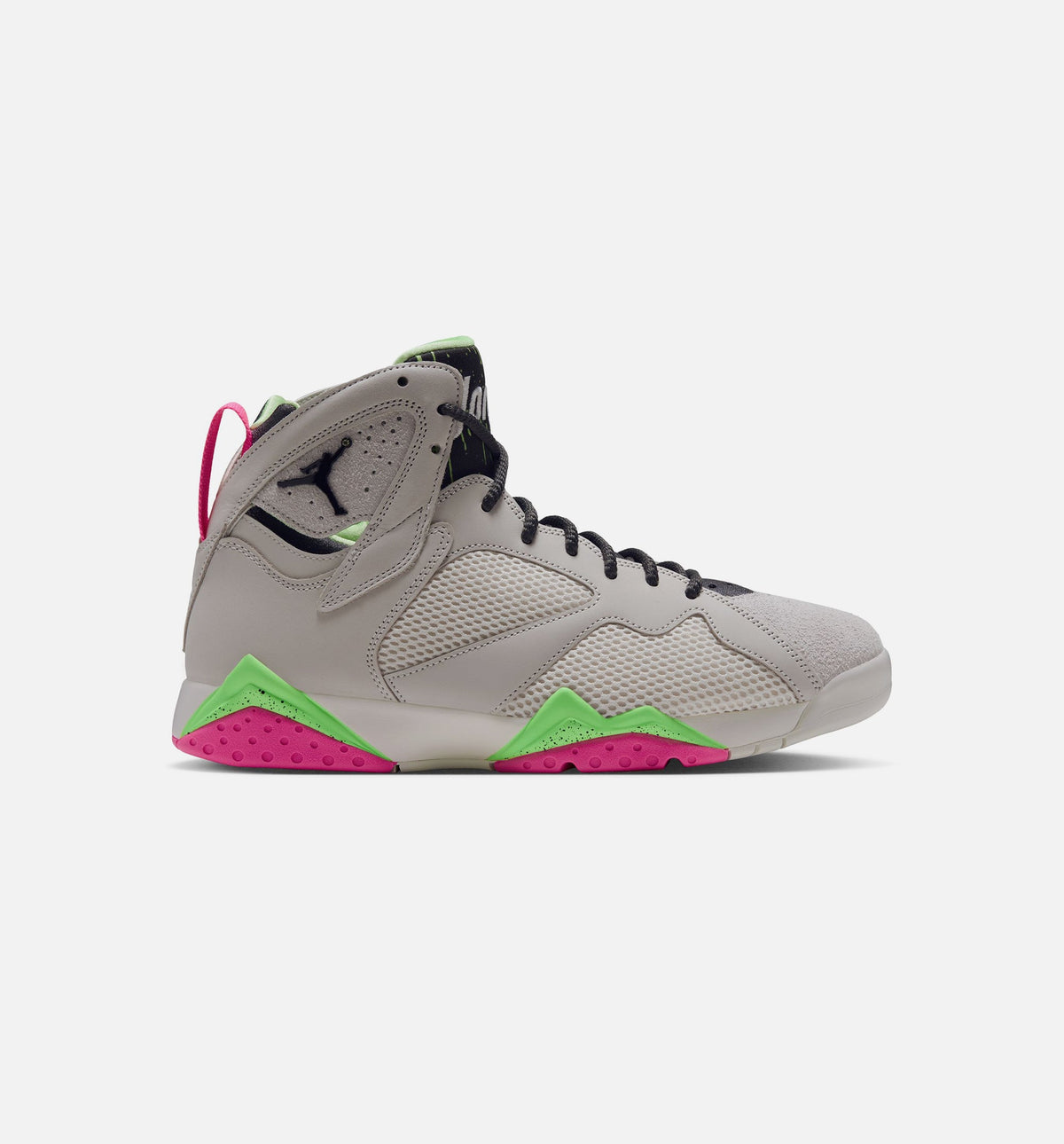 Air Jordan 7 Retro Tennis Day Men's Shoes - Phantom/Lime/Pink