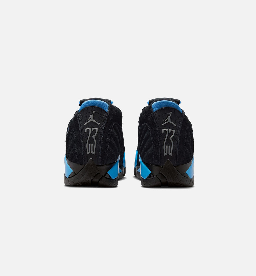 Air Jordan 14 Retro Black University Blue Kids' Shoes - Black/Blue