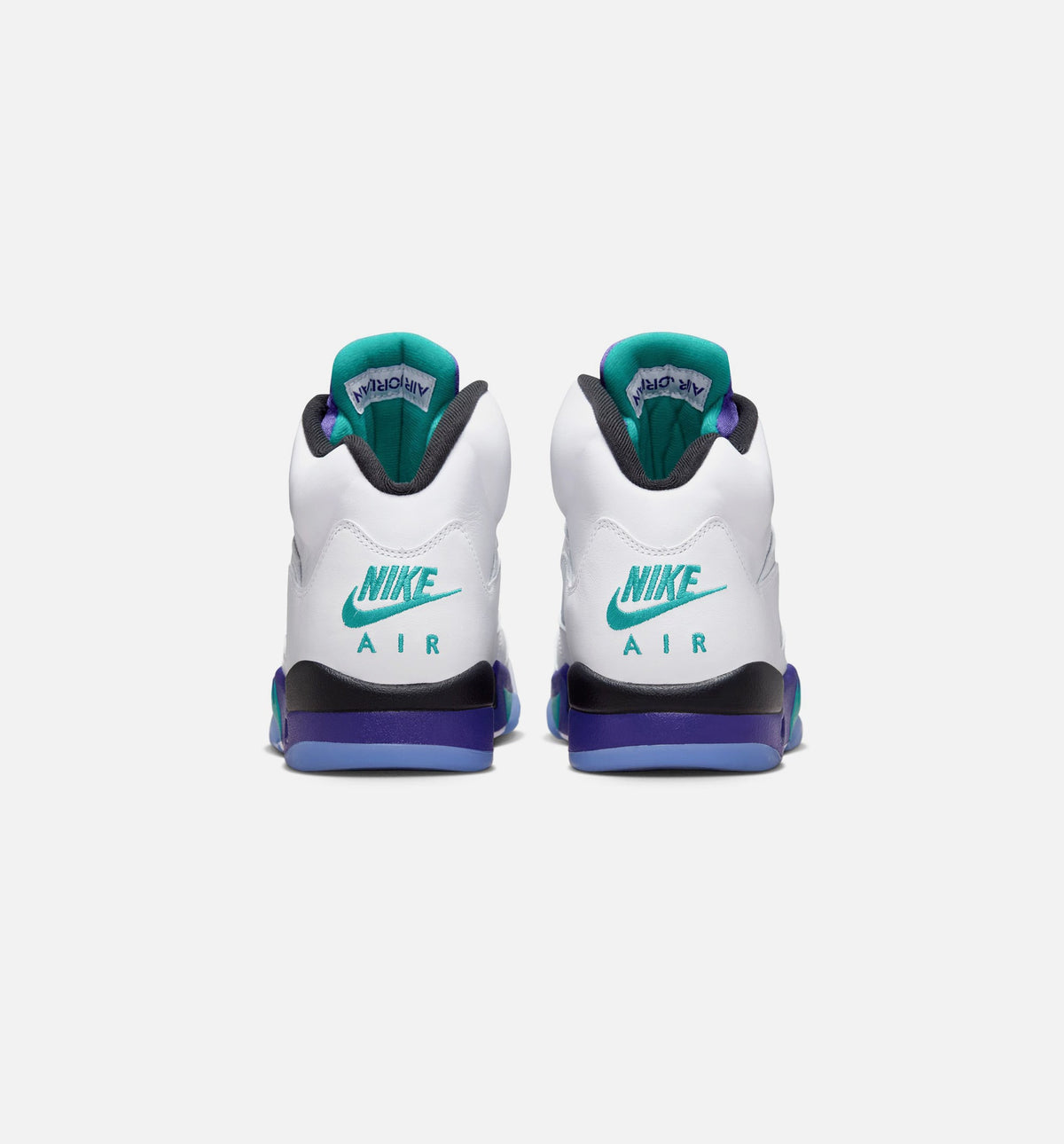 Air Jordan 5 Retro Grape Men's Shoes - White/Purple/Green