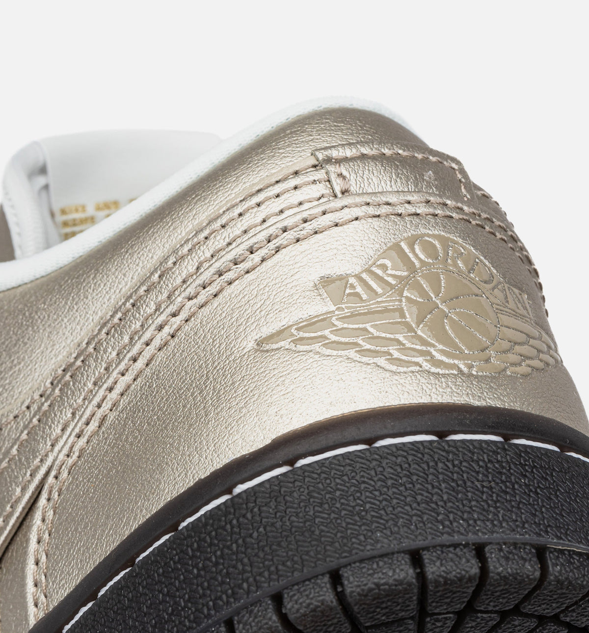 Air Jordan 1 Low SE Metallic Zinc Women's Shoes - Silver/White/Brown