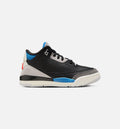 Air Jordan 3 Retro OG Rare Air Preschool Shoes - Black/Chile Red/Grey