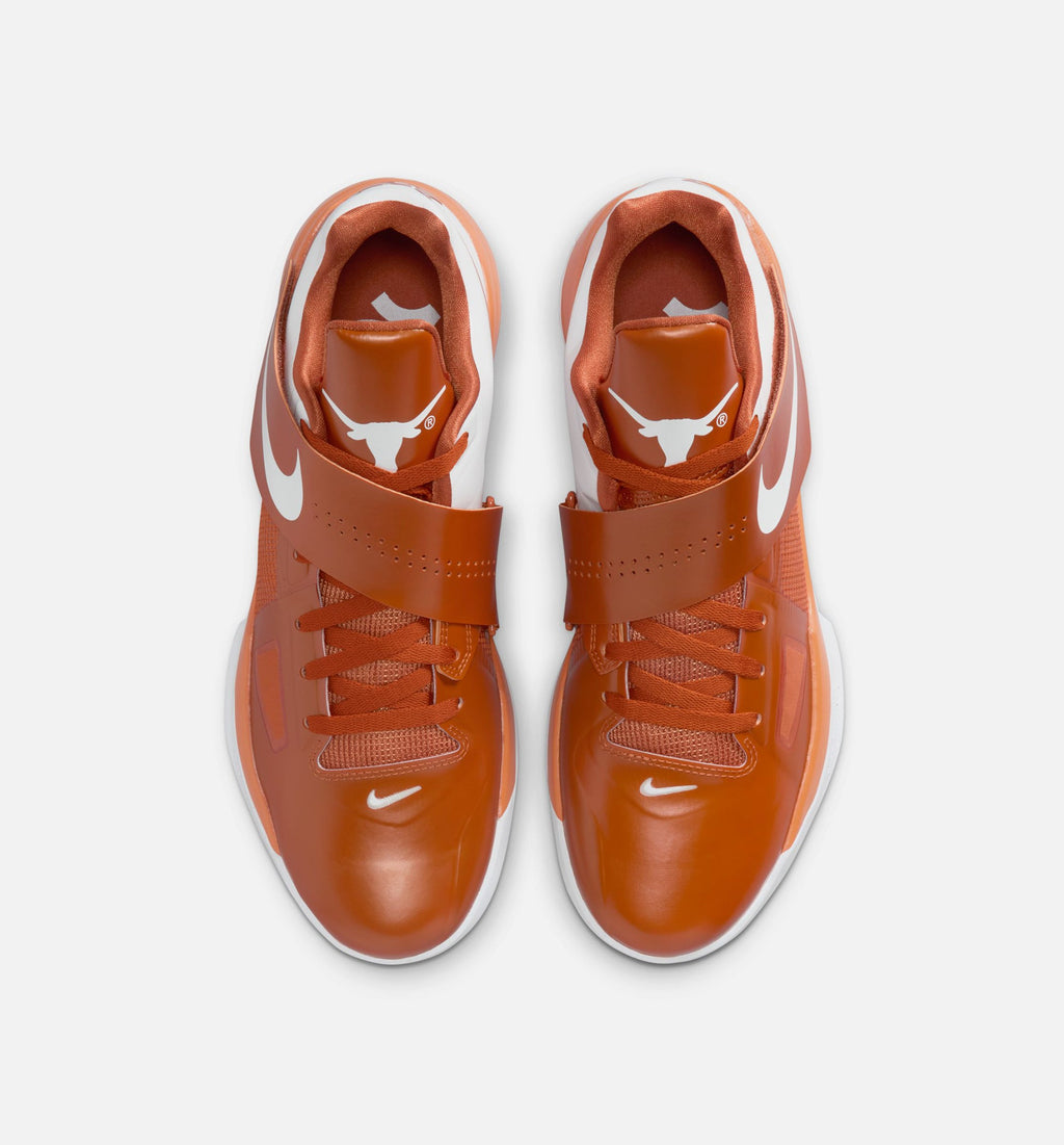 Nike Zoom KD 4 Texas Longhorns Men's Shoes - Orange/White