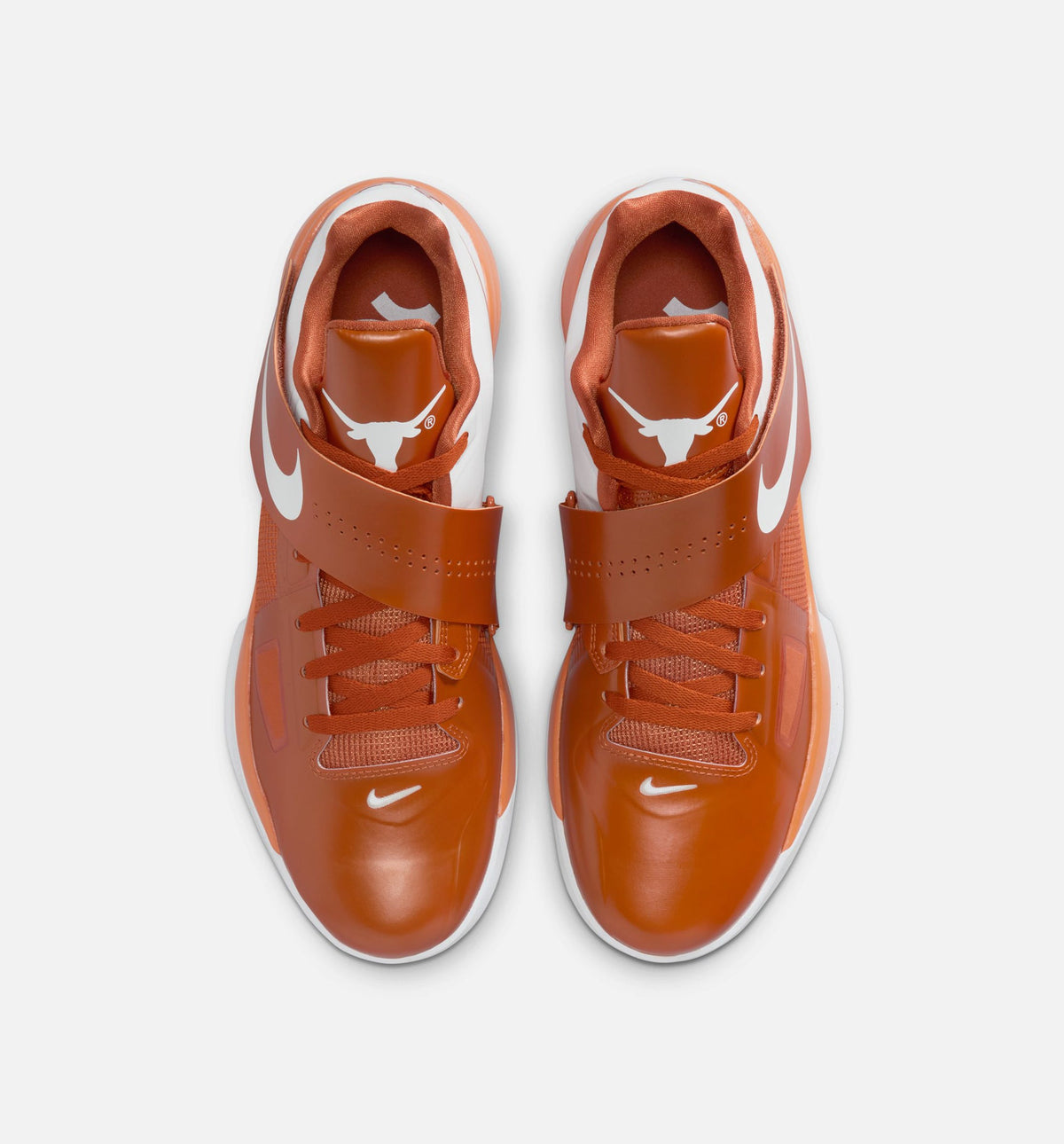 Nike Zoom KD 4 Texas Longhorns Men's Shoes - Orange/White