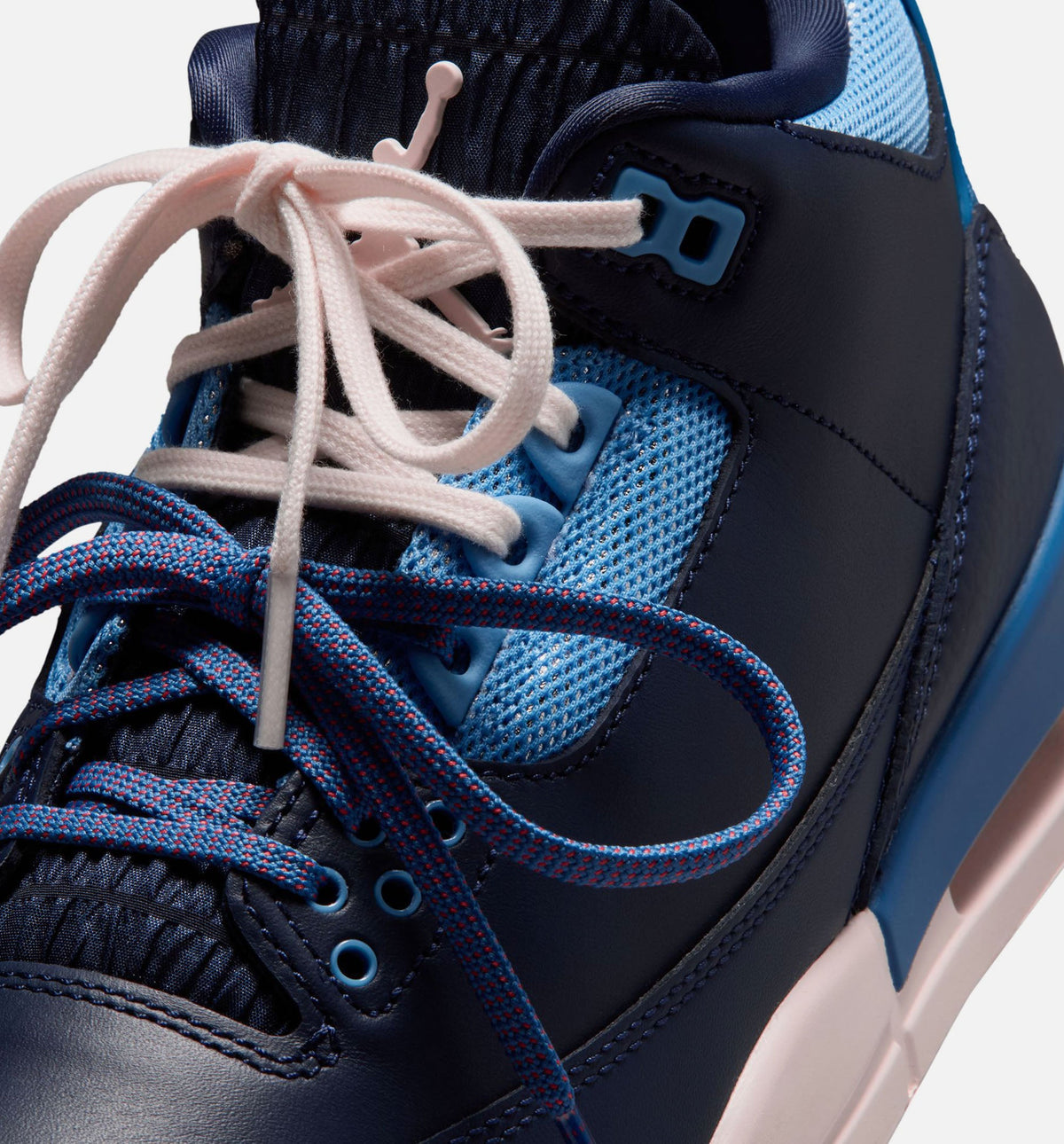 Air Jordan 3 Retro Sport Renaissance Women's Shoes - Navy/Cream/Red