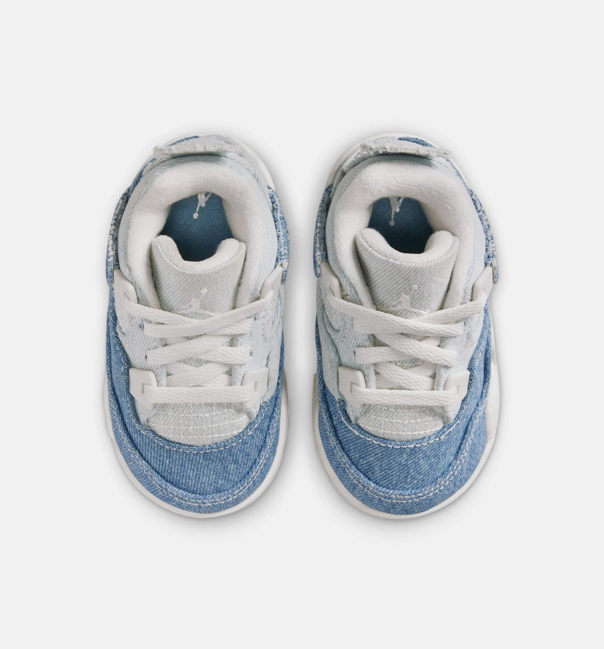 Air Jordan 4 Retro Worn Blue Baby & Toddler Shoes - Cream/Faded Blue