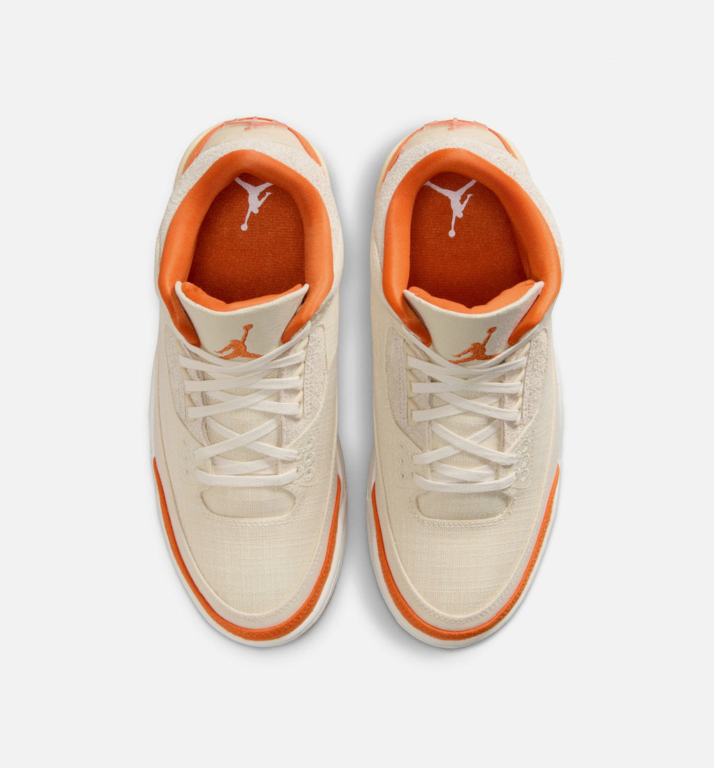 Air Jordan 3 Retro Starfish Women's Shoes - Sand/Orange