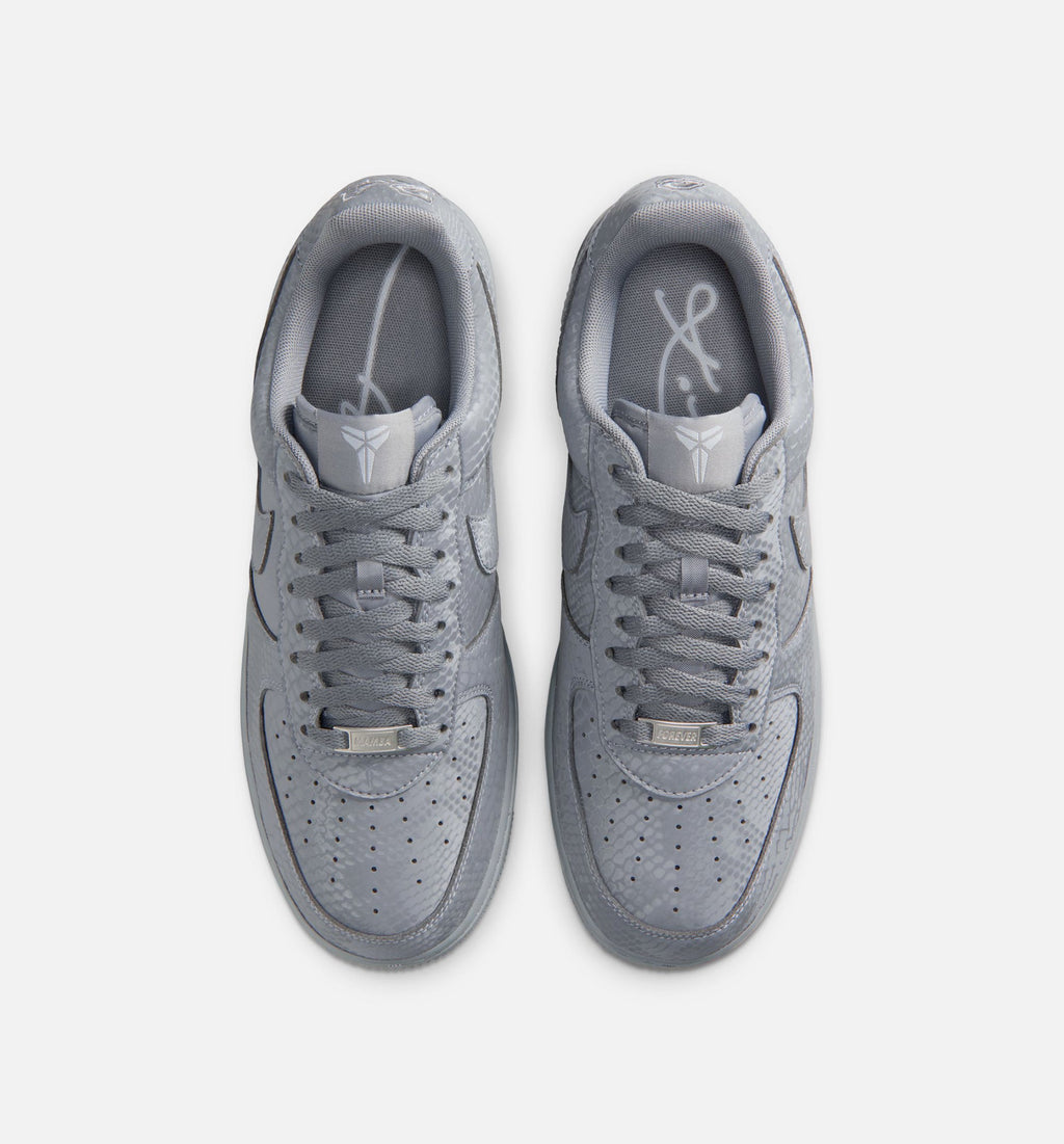 Nike Kobe Air Force 1 Low Cool Grey Men's Shoes - Grey