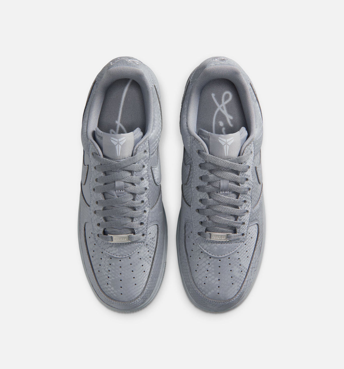 Nike Kobe Air Force 1 Low Cool Grey Men's Shoes - Grey