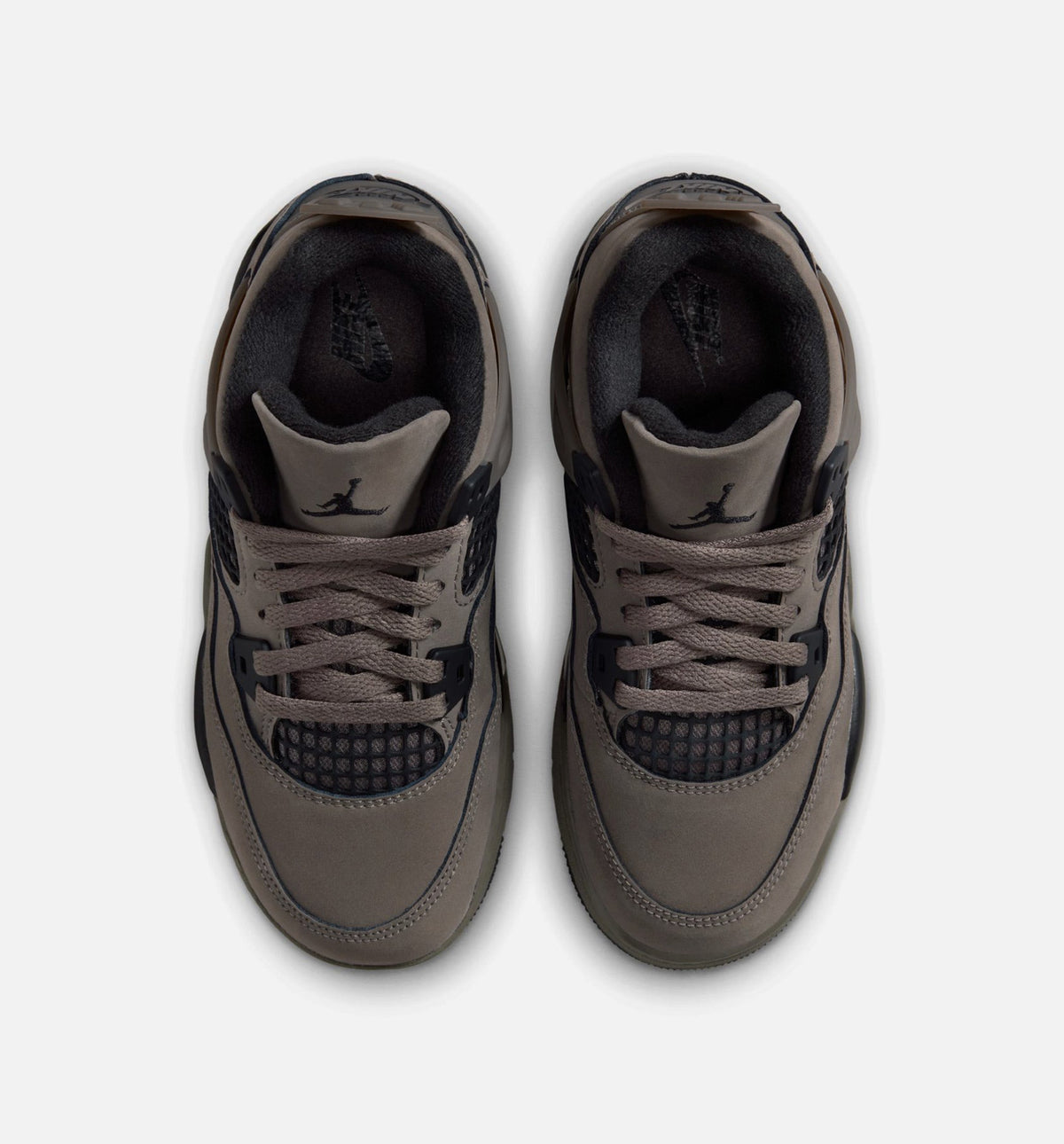 Air Jordan 4 Retro Cave Stone Preschool Shoes - Brown/Black