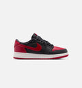 Air Jordan 1 Retro Low OG Banned Kids' Shoes - Black/Varsity Red/White