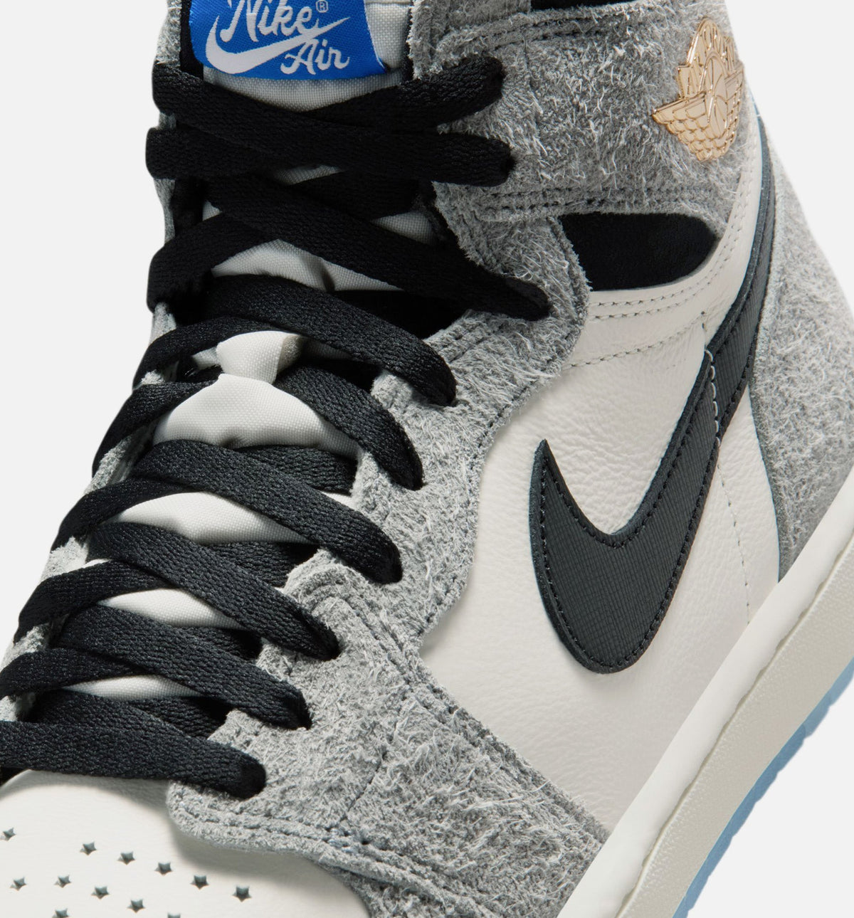 Air Jordan 1 Retro High OG Cool Grey Men's Shoes - Grey/Black/Royal