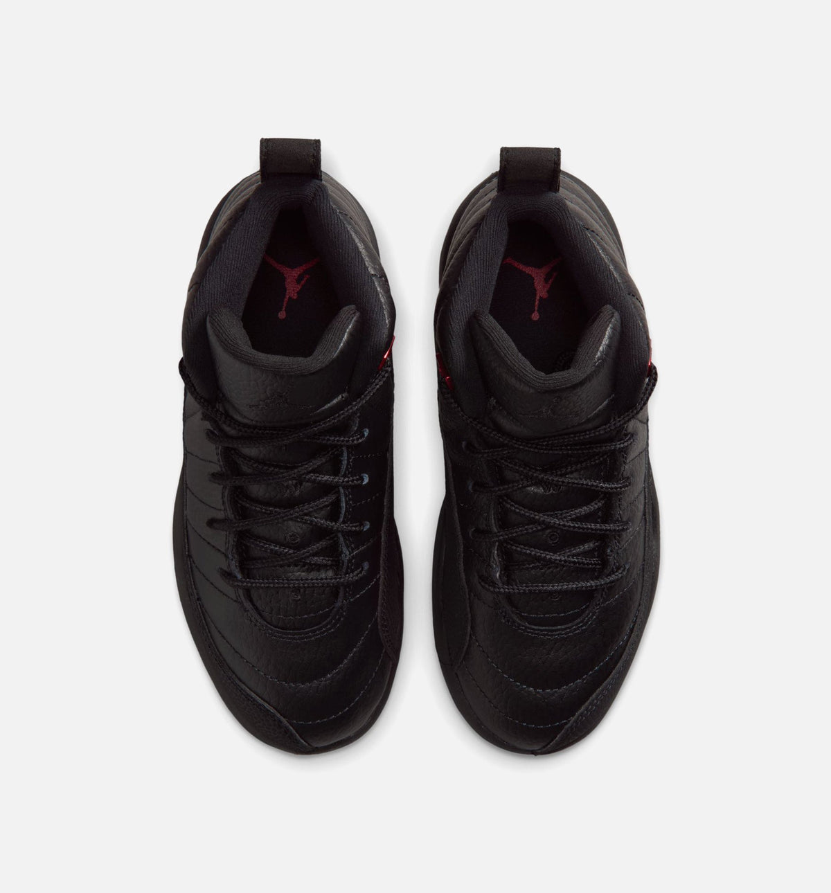 Air Jordan 12 Retro Bloodline Preschool Shoes - Black/Red