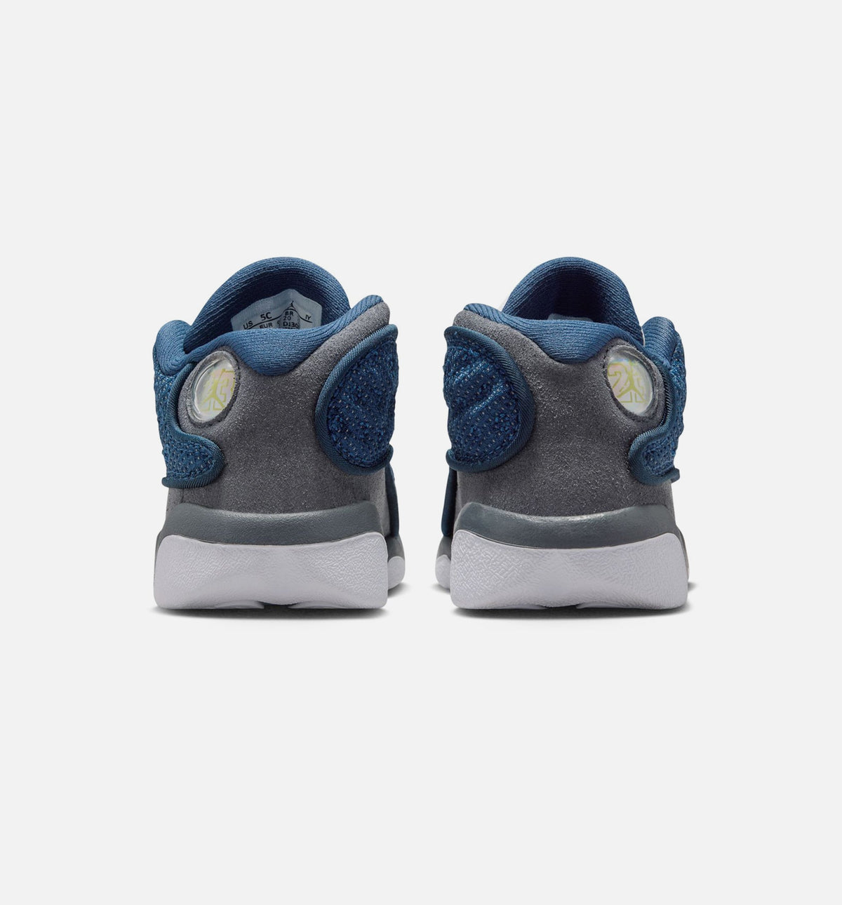 Air Jordan 13 Retro Navy and Flint Grey Baby & Toddler Shoes - Navy/Grey