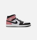 Air Jordan 1 Mid Rust Pink Men's Shoes - White/Rust Pink/Black