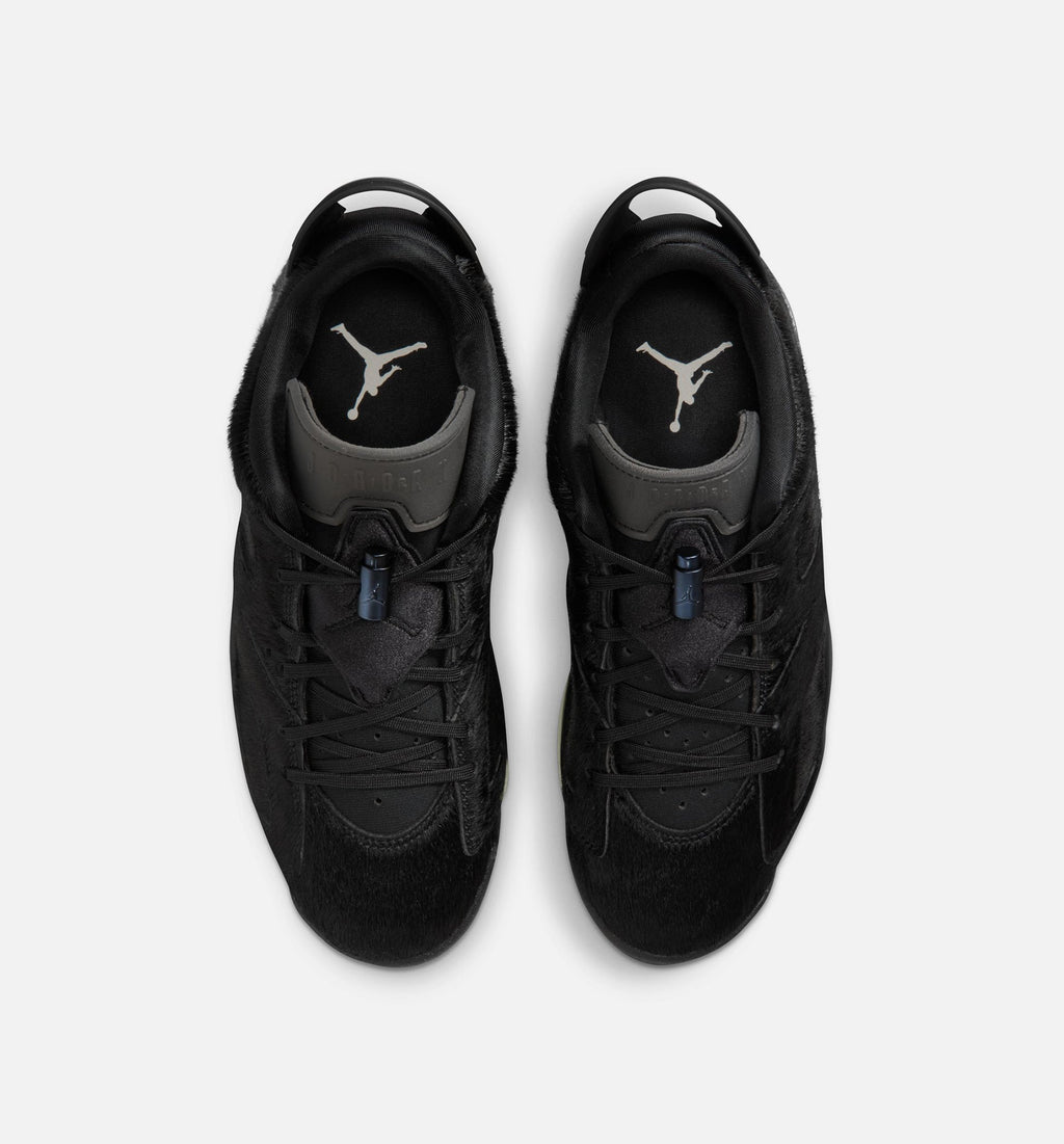 Air Jordan 6 Retro Low Blackout Women's Shoes - Triple Black