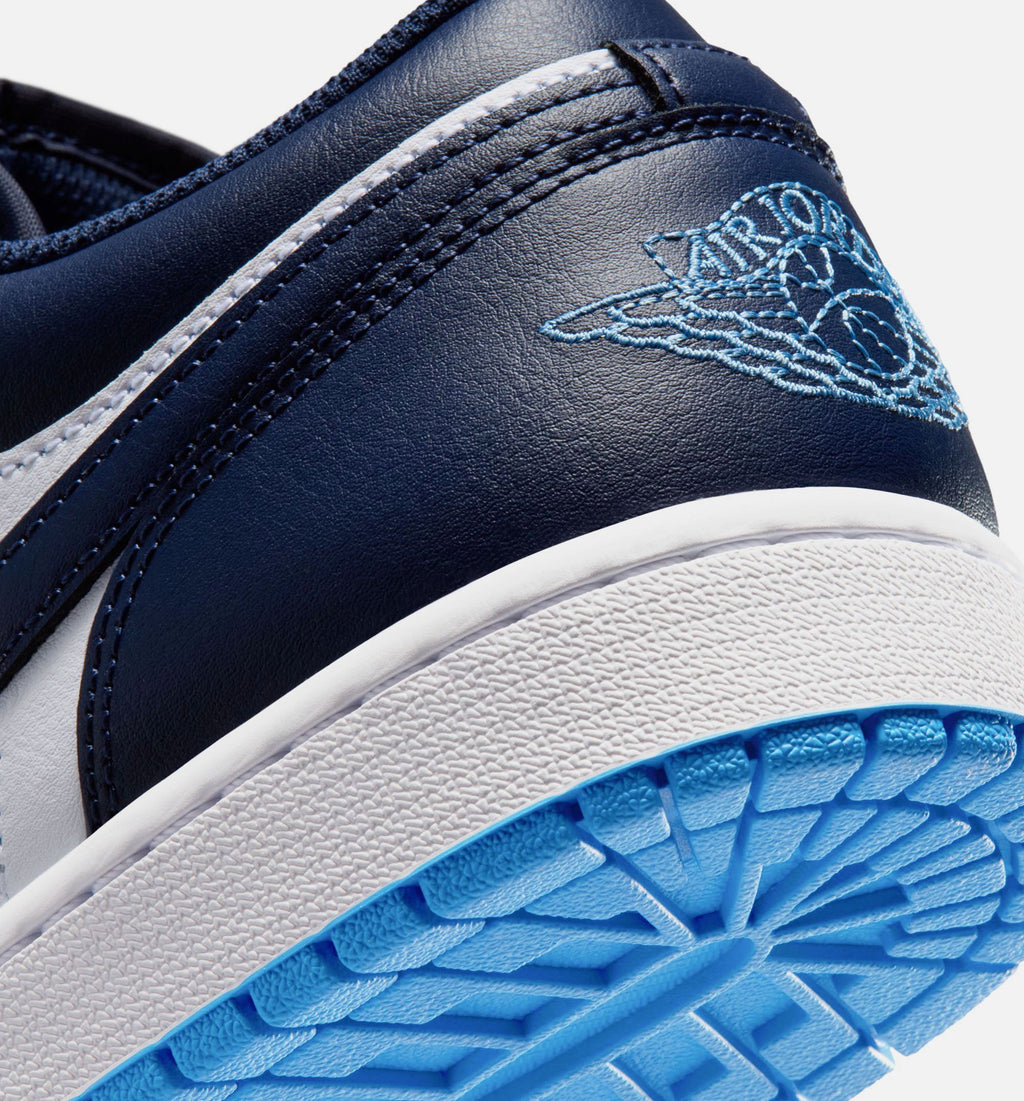 Air Jordan 1 Low Midnight Navy Men's Shoes - Navy/University Blue/White
