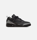 Jordan Spizike Low Men's Basketball Shoes - Black/Metallic Silver