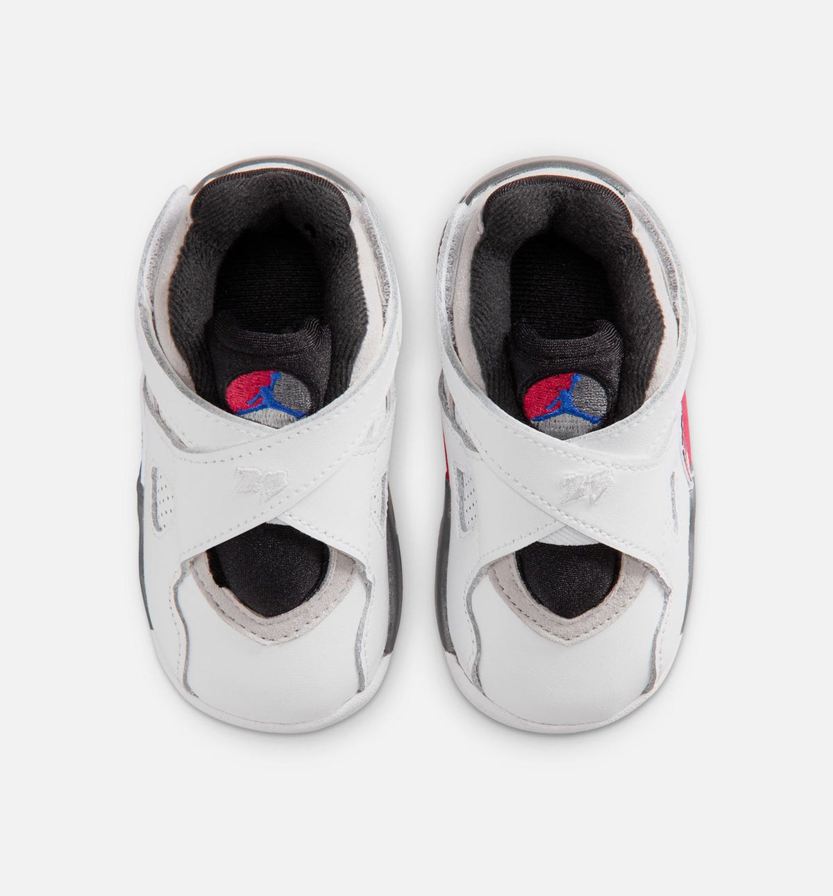 Air Jordan 8 Retro White and True Red Baby & Toddler Shoes - White/Red