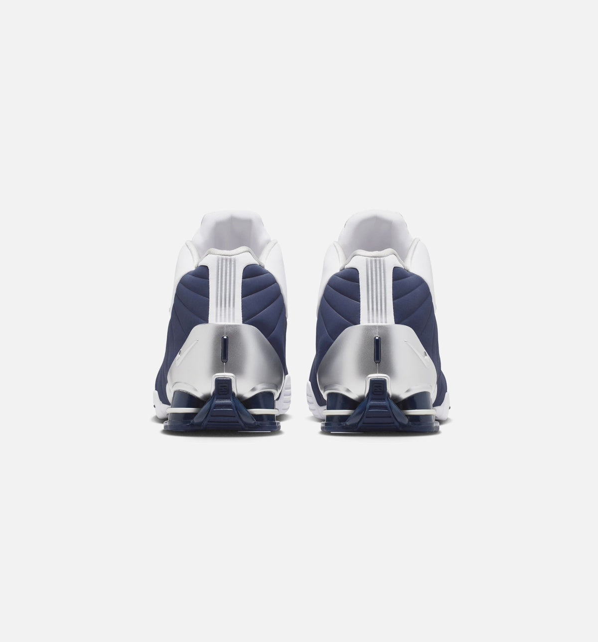 Nike Shox BB4 Olympic Men's Shoes - White/Navy/Silver