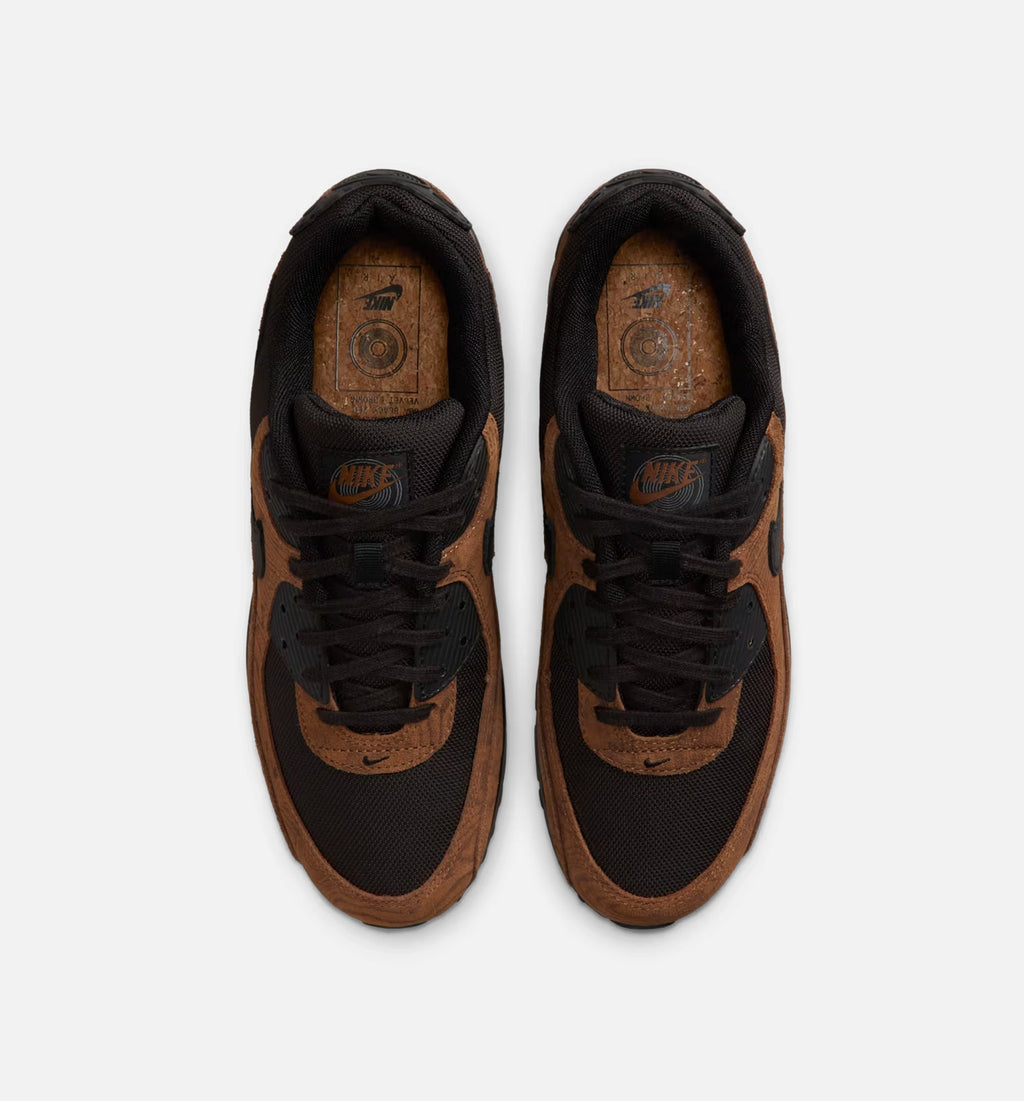 Nike Air Max 90 Premium Men's Shoes - Tan/Brown/Black