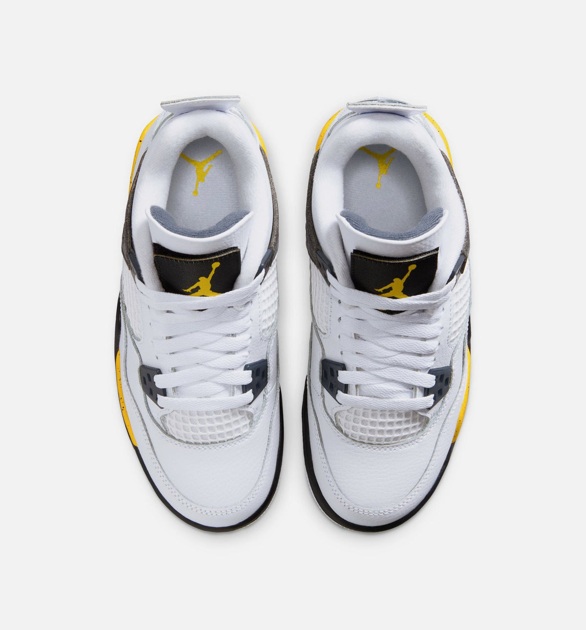 Air Jordan 4 Retro Rare Air Tour Yellow Kids' Shoes - White/Yellow/Grey