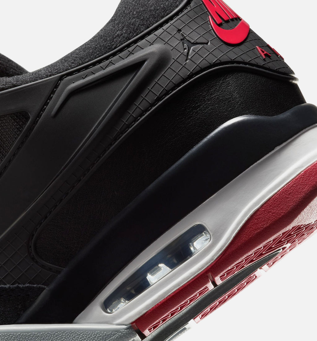 Air Jordan 4 RM Men's Shoes - Black/Grey/Red