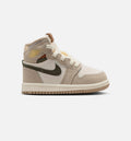 Air Jordan 1 Retro High OG Khaki Baby & Toddler Shoes - Khaki/Coconut Milk