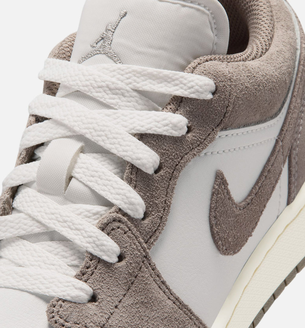 Air Jordan 1 Low Olive Grey Kids' Shoes - Olive/Enigma Stone/Summit White