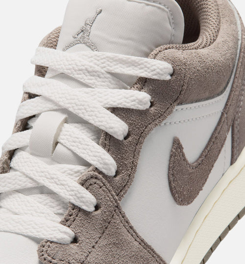 Air Jordan 1 Low Olive Grey Kids' Shoes - Olive/Enigma Stone/Summit White