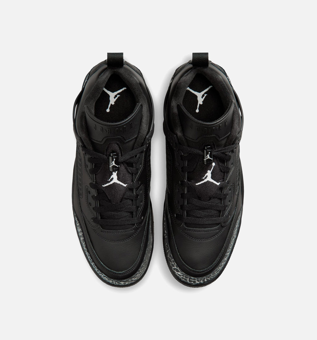 Jordan Spizike Low Men's Basketball Shoes - Black/Metallic Silver
