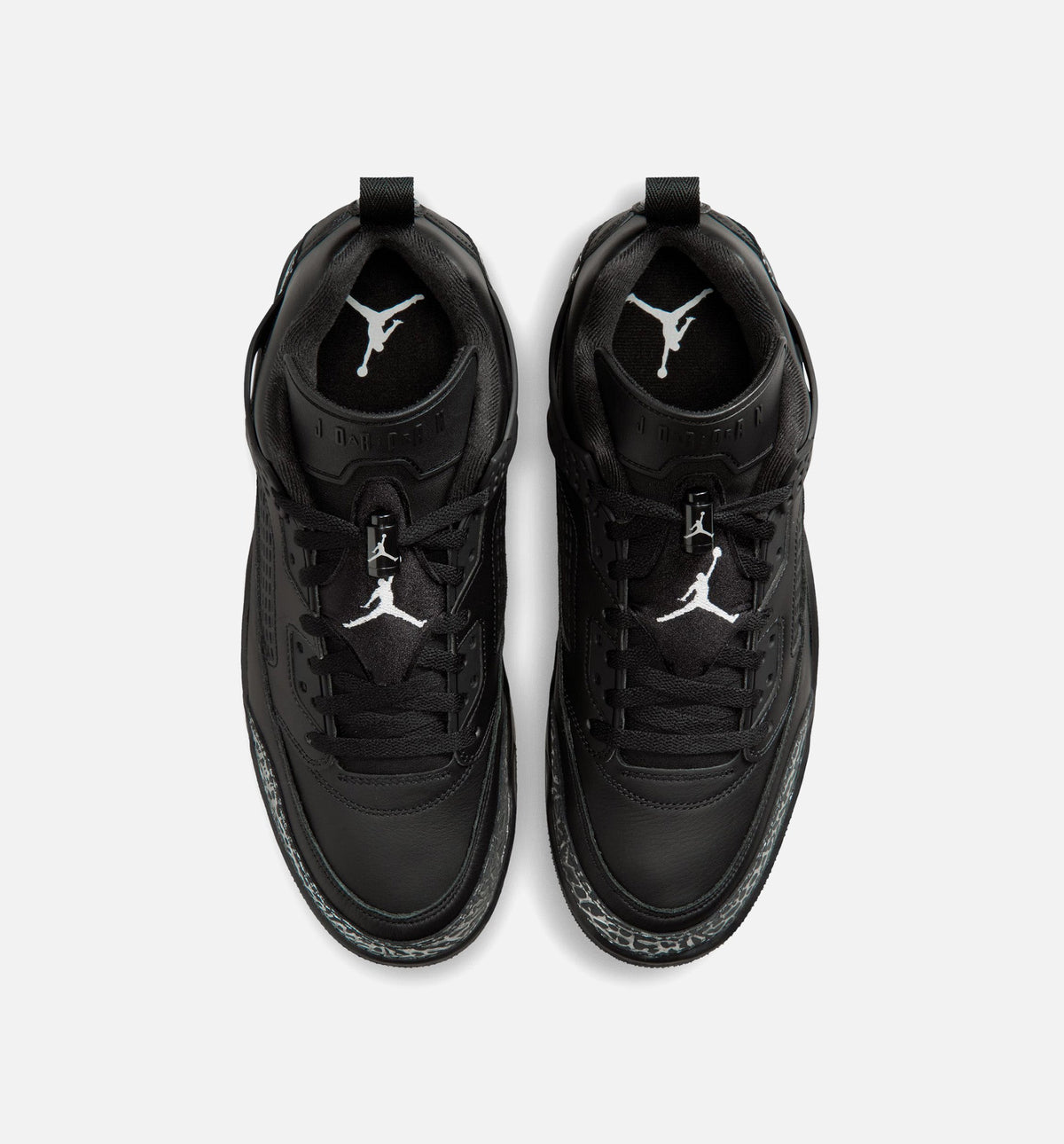 Jordan Spizike Low Men's Basketball Shoes - Black/Metallic Silver