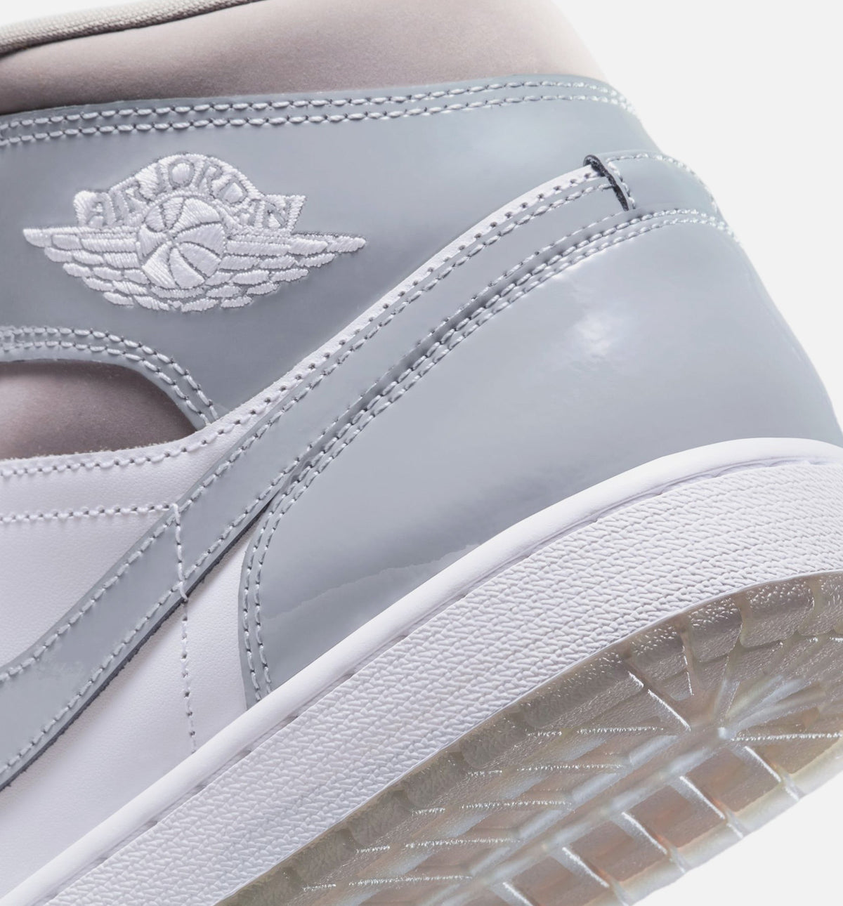 Air Jordan 1 Mid SE Cool Grey Men's Shoes - Grey