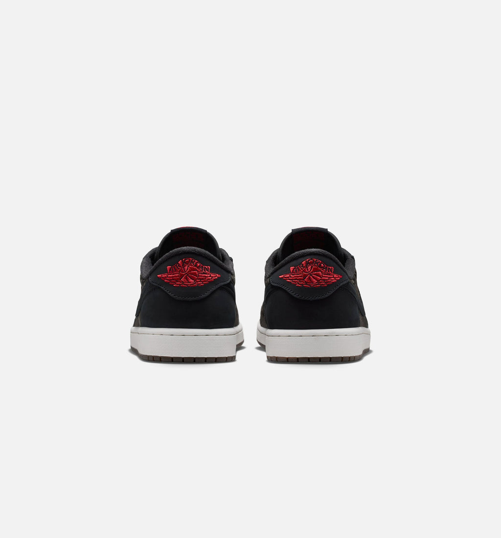 Air Jordan 1 Retro Low OG Laser Men's Shoes - Black/Varsity Red/White