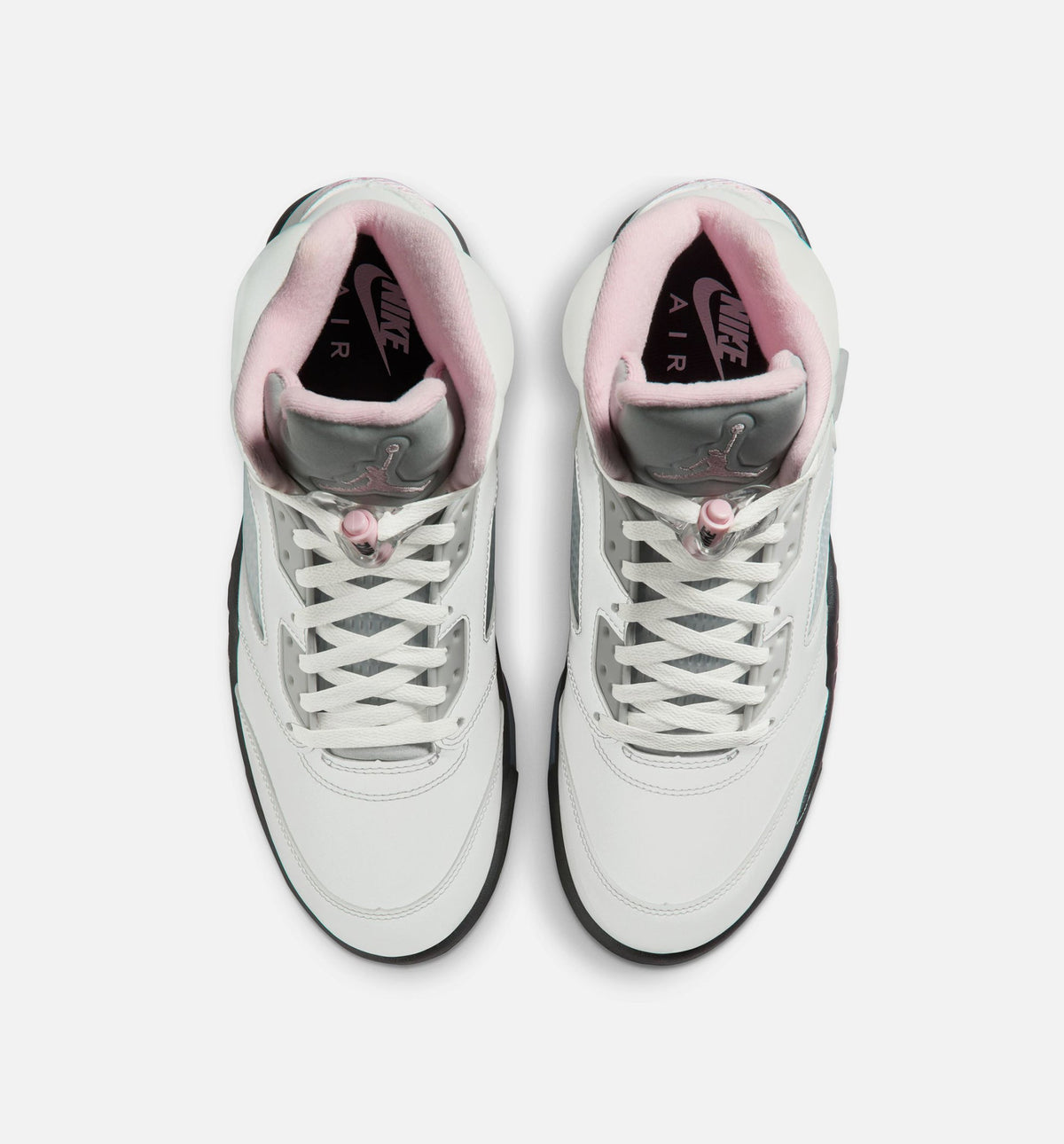 Air Jordan 5 Retro Medium Soft Pink Men's Shoes - White/Pink/Black