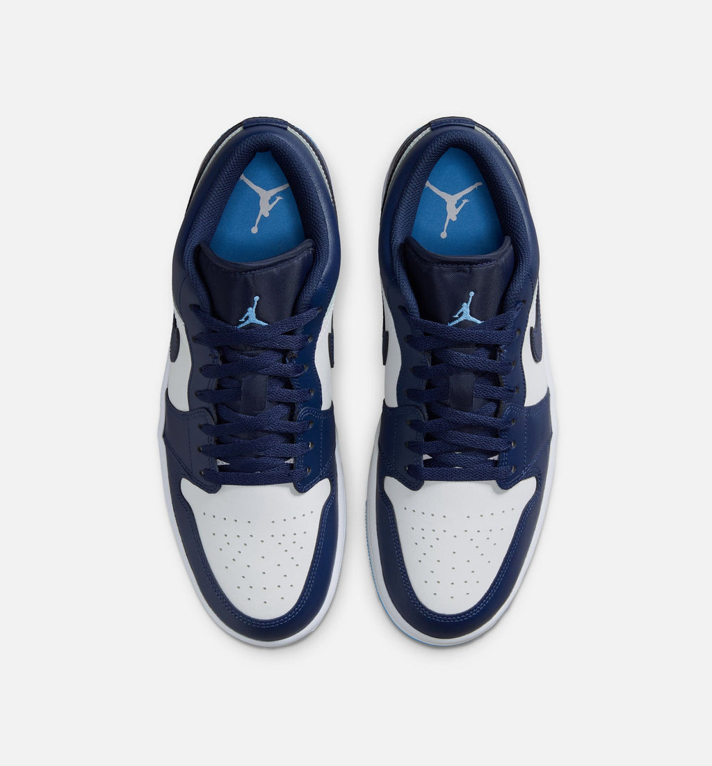 Air Jordan 1 Low Midnight Navy Men's Shoes - Navy/University Blue/White